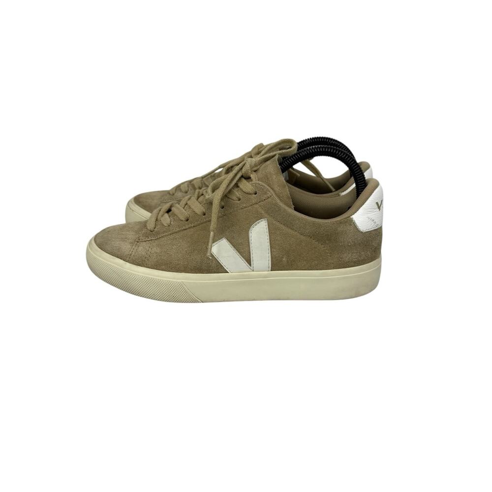 VEJA  Campo Suede Low-Top Sneakers Dune/White  Women’s Sz 8 - Picture 3 of 15